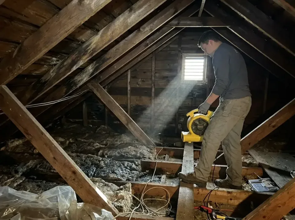 attic-water-damage-drying-proc-007 — frequently asked questions, Emergency Water Extraction & 24/7 Flood Response in Acushne…